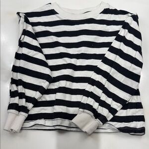 Zara Monochrome Striped Top